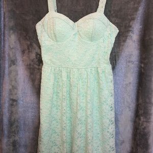 Light teal dress